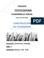 Cuadernillo Ciudadania 1ro 2023 PDF