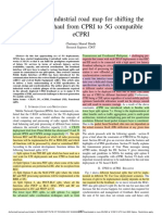 A Pragmatic Industrial Road Map For Shifting The Existing Fronthaul From CPRI To 5G Compatible eCPRI