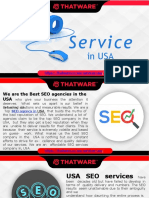 SEO Service in USA at Thatware LLP