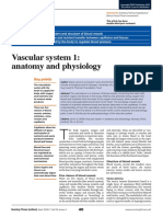 Vascular System 1 Anatomy and Physiology