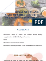 Nutritional Needs of Children