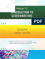 Introduction To Screenwriting