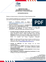 Instructivo Estudiantes Nuevos 2023 PDF