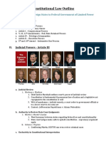 Constitutional Law Outline Armstrong