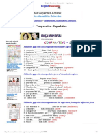 English Exercises - Comparative - Superlative PDF