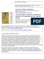 2011 The Synthesis of Polymeric Sulfides by Reaction of Dihaloalkanes With Sodium Sulfide PDF
