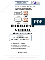 Habilidad Verbal: Séptima Unidad