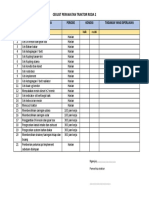 CEKLIST PERAWATAN TRAKTOR