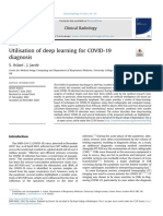 Utilisation of Deep Learning For COVID-19 Diagnosis: Clinical Radiology