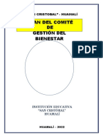 Plan de Comite de Gestión Del Bienestar2023