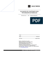 Manual de Manutenção - Elevador de Conteiner PDF