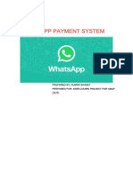 WhatsApp Payment Kumar Simplilearn CBAP PROJECT PDF