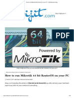 How To Run Mikrotik 64 Bit RouterOS On Your PC - Srijit Banerjee's Blog