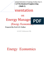 EAM - Energy Economics Unit-III