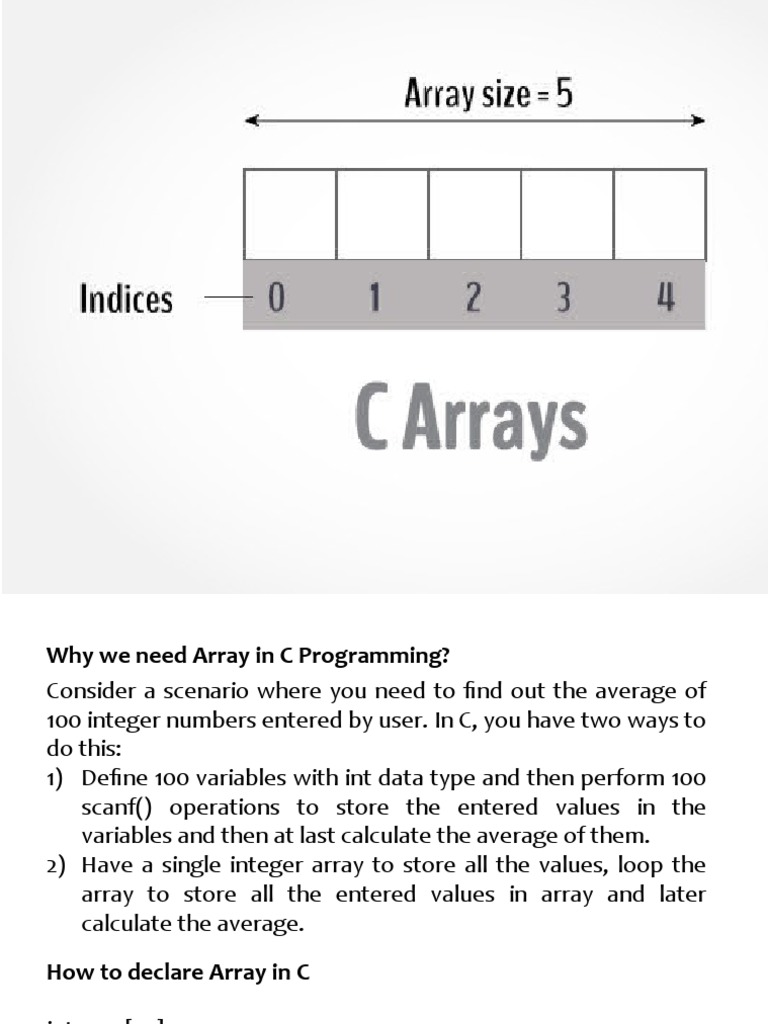 Arrays | PDF | Data Type | Computer Programming
