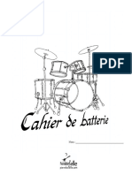 Cahier de Batterie PDF
