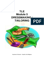 TLE G 7 - 8 - Module 5.dressmaking Week 4 PERFORM BASIC MAINTENANCE