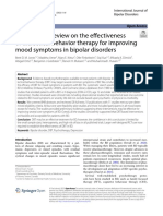 A Systematic Review On The Effectiveness of Dialectical Behavior Therapy For Improving Mood Symptoms in Bipolar Disorders