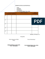 Kartu Konsultasi Proposal