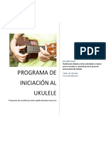 Programa General de Iniciación Al Ukulele