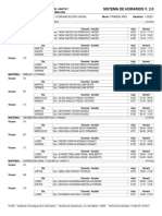 Horarios FACH