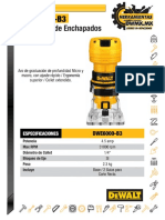 Ficha Tecnica Recortador Dewalt