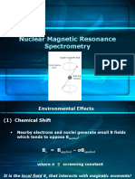 Nuclear Magnetic Resonance Spectrometry: Chap 19