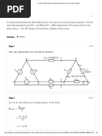 In A Three Phase Balanced Deltadelta System The Source Has - Quizlet