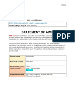 l2 Unit 8 Statement of Aims Blank 2023 MH Templa