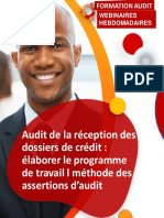 Guide - Audit Interne Bancaire - Audit Reception Des Dossiers de Credit Vf3