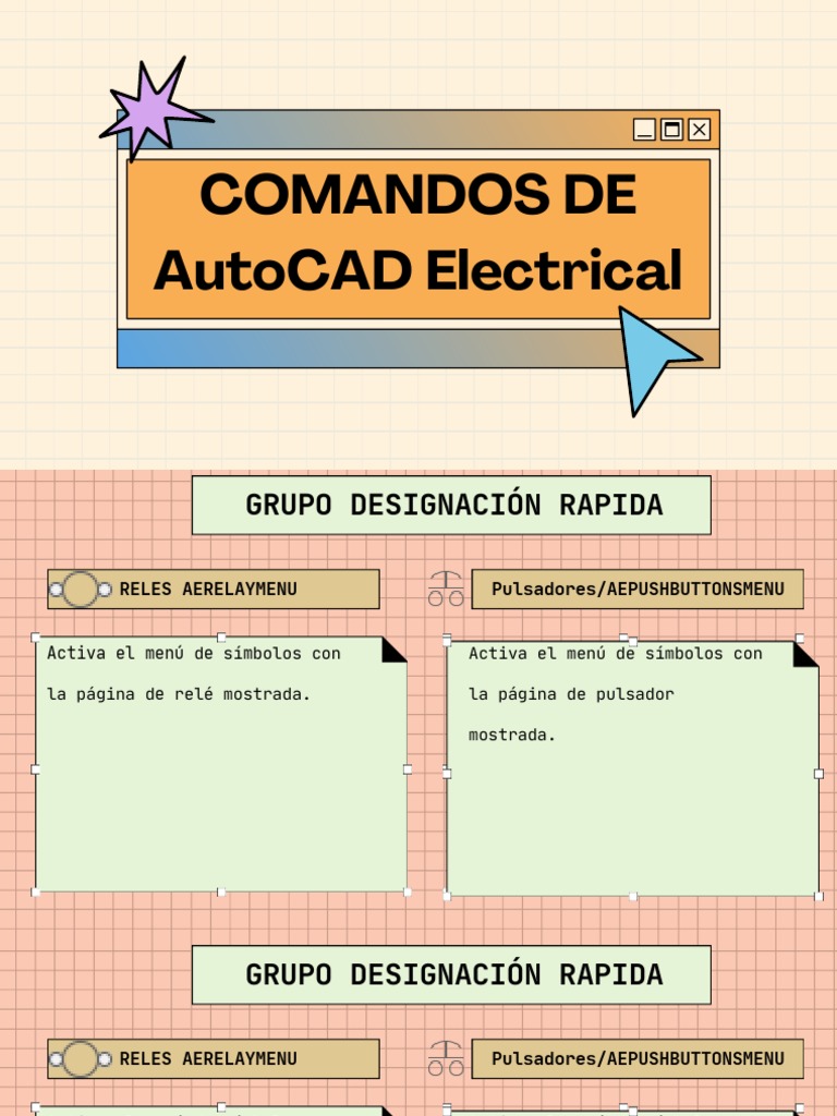 Comandos de Autocad Electrical | PDF