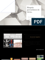 Biopsia pulmonar percutánea guiada por imagen (BPTGI): técnica y complicaciones
