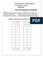 Numeracy - Worksheet - KG1 C