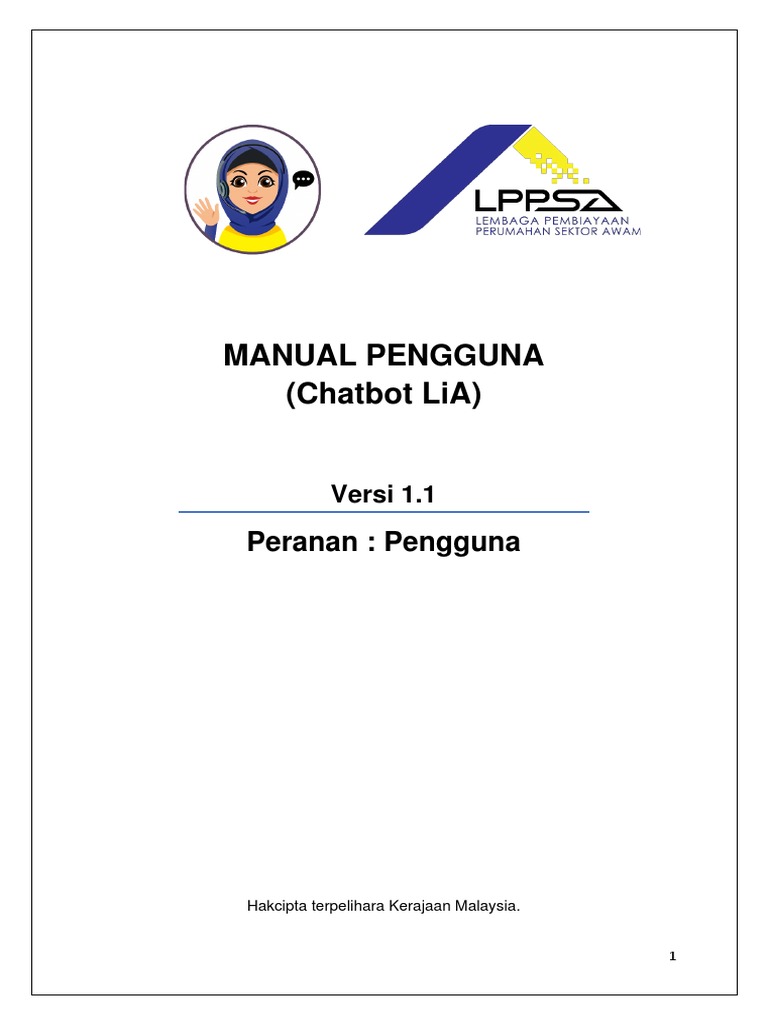 Manual Pengguna Chatbot LiA Versi1 | PDF | Karier & Perkembangan | Bisnis