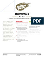 Talk The Talk Printable Rules