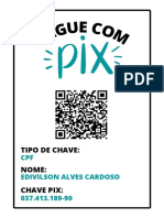 Chave Pix Edivilson Alves Cardoso