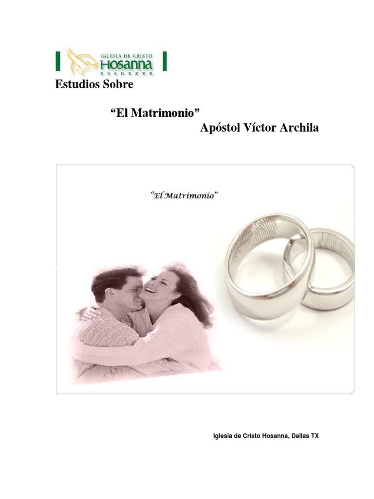 Amor y Matrimonio en Cristo | PDF | Amor | Cristo (título)