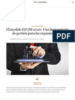 El Modelo EFQM 2020 - Una Herramienta de Gestión para Las Organizaciones