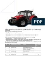 Códigos de Erro AGCO Power Tier 3