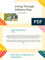 Childrens Play in Classrooms