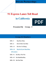 PPP Assignment (2) PPT Slide (SR 91 Express Lane in California)