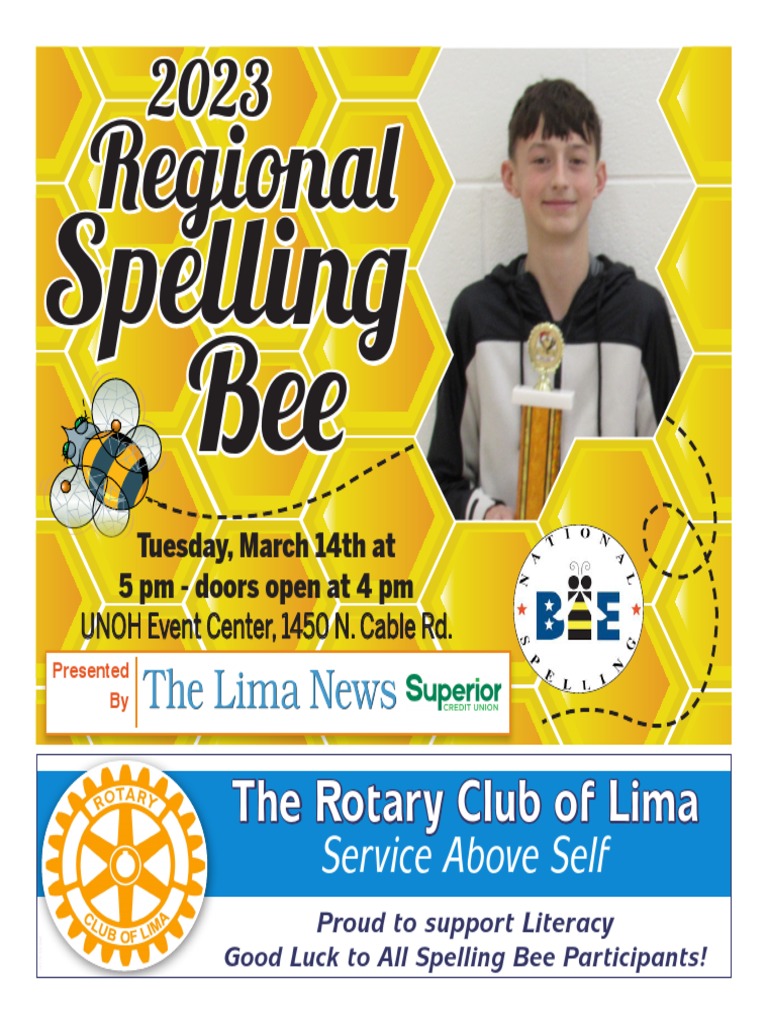 Regional Spelling Bee 2023 PDF