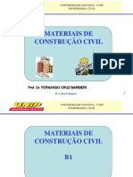 Materiais de Construção Civil: Agregados