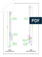 Tubería Ø 4 posición vertical u horizontal