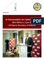 A Conversation On Cybersecurity: With William J. Lynn III, US Deputy Secretary of Defense