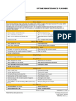 160GLC PIN 1FF160GX E055001 and 180GLC PIN 1FF180GX E020001 Uptime Maintenance Planner