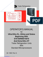 Trailer Refrigeration Unit Operator's Manual
