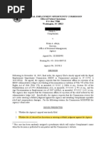 EEOC OFO Director Carlton Hadden Reverses AJ Default Judgement As Sanction