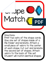 Shape Match