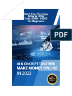 Amazing AI + ChatGPT To Make Money Online For Beginners II Easiest Way For 2023